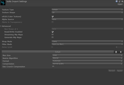 Image: Texture Import Settings