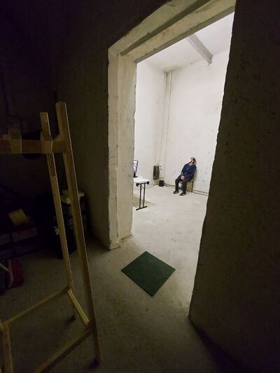 Wartezimmer mit 4 Stühlen